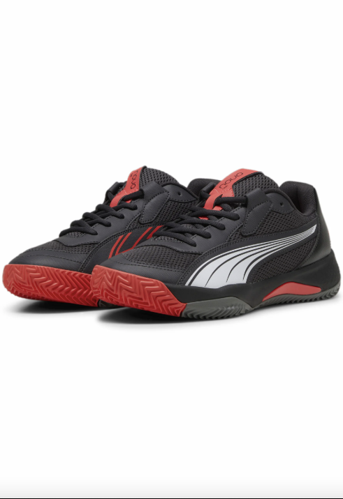 NOVA Court Flat Dark Gray-PUMA Black