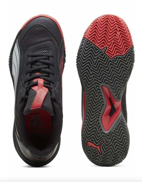 NOVA Court Flat Dark Gray-PUMA Black