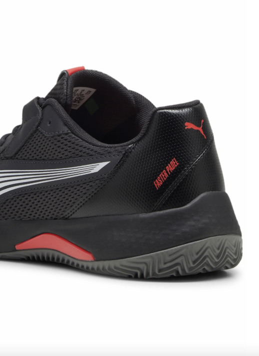 NOVA Court Flat Dark Gray-PUMA Black